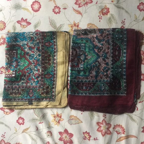 Allika Accessories - Printed Silk Scarves (2)